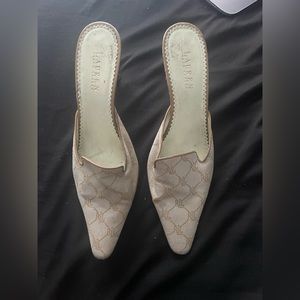 Ralph Lauren Open Back Heels